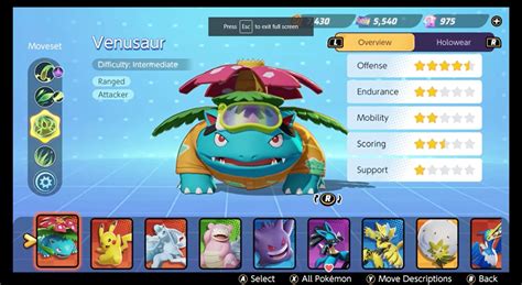 venusaur best moveset|venusaur build pokemon unite.